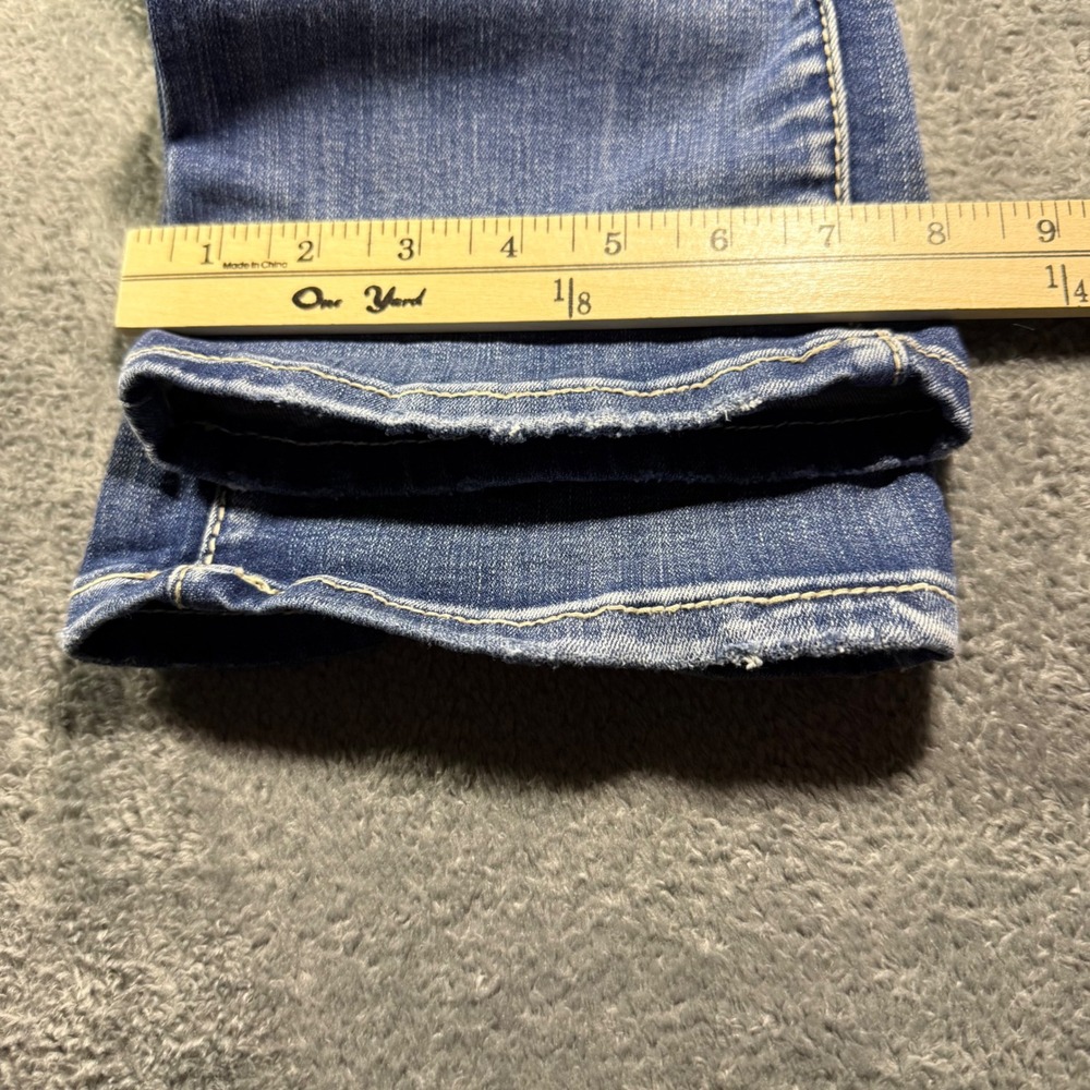 BKE Payton Straight Leg Jeans Womens 31x31.5 Medium Wash Mid Rise Stretch Denim - Picture 7 of 8
